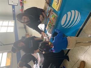 AT&T Gives Students School Supplies 